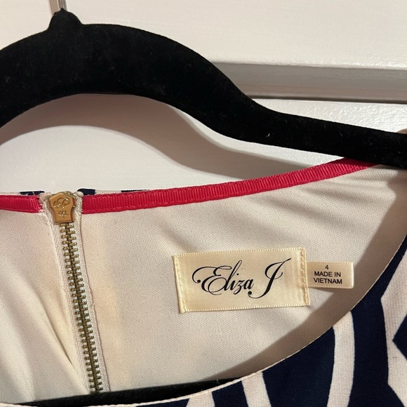 #27 ELIZA J • COLORFUL GEOMETRIC • SHEATH DRESS - Picture 8 of 9